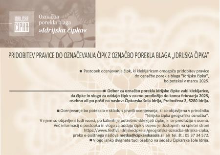 POZIV KLEKLJARICAM 2025